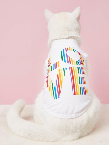 Pet Summer Clothes Cat clothing T-Shirt - linilee