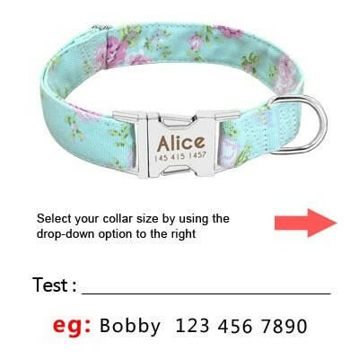 Dog Collar Personalized. - linilee