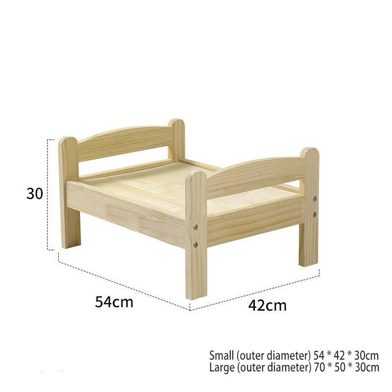 Wooden Detachable and Washable Cat Bed - linilee