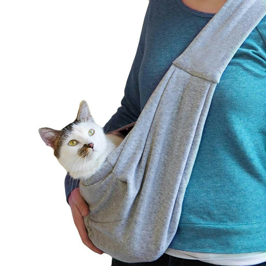 Cat Sling Carrier Bag Travel Tote. - linilee