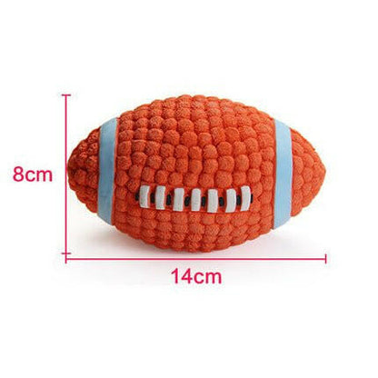 Dog Toys Latex Rugby Tennis. - linilee