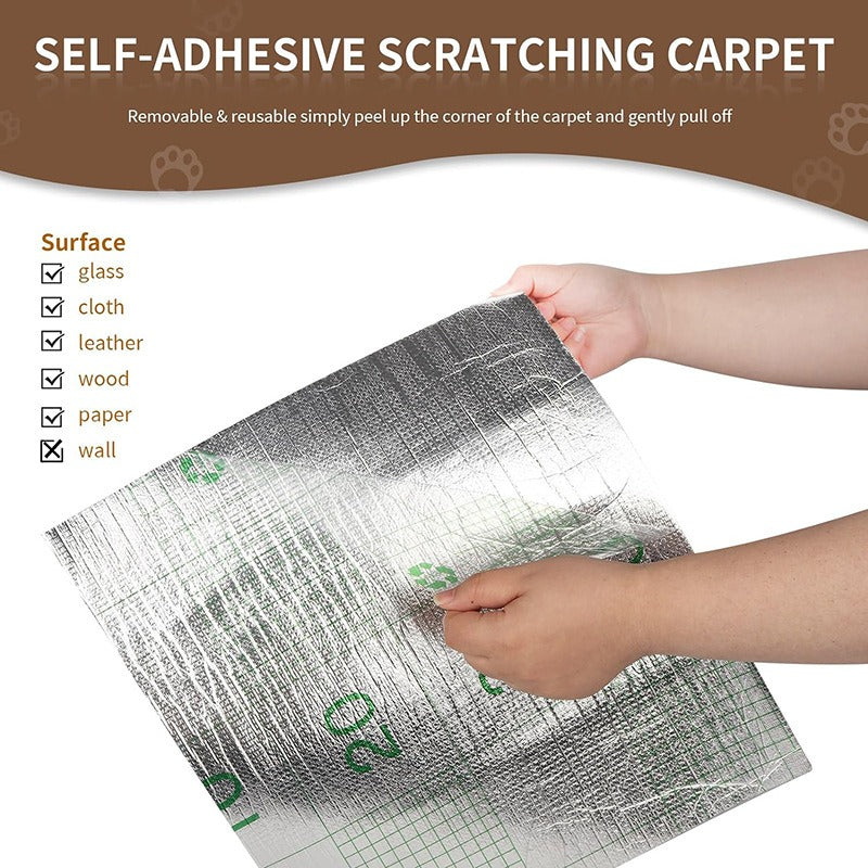 Self-adhesive Carpet Cats Scratch Board - linilee