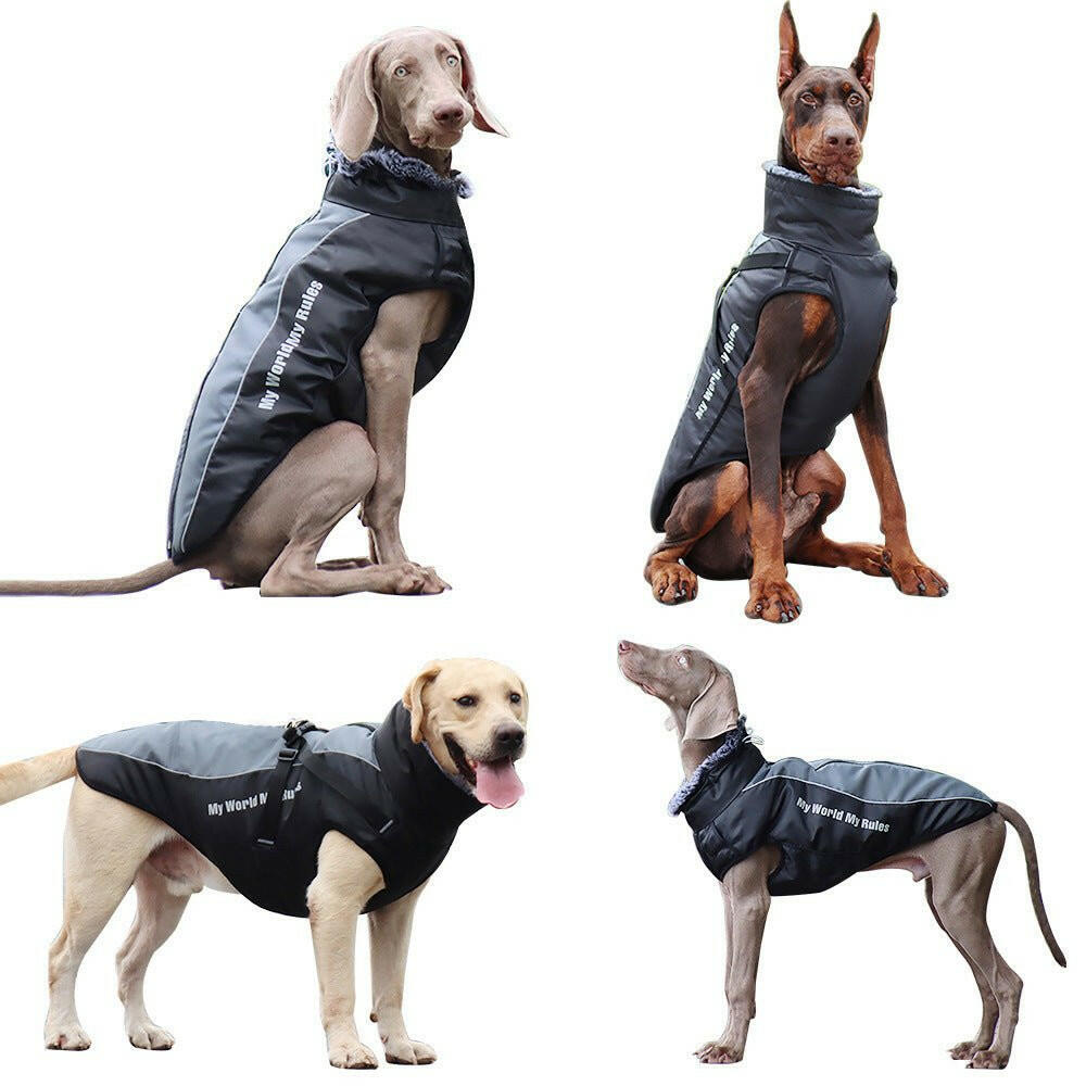 Clothes Warm Reflective. Thickened Dog Jackets - linilee