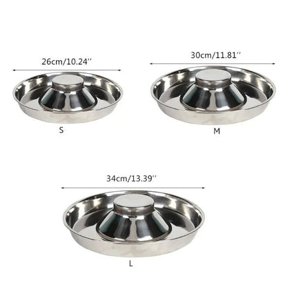 Stainless Steel Dog Bowl . - linilee