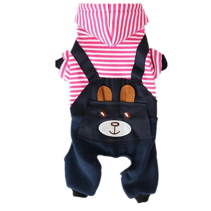 Fashion Striped Pet Dog Clothes. - linilee