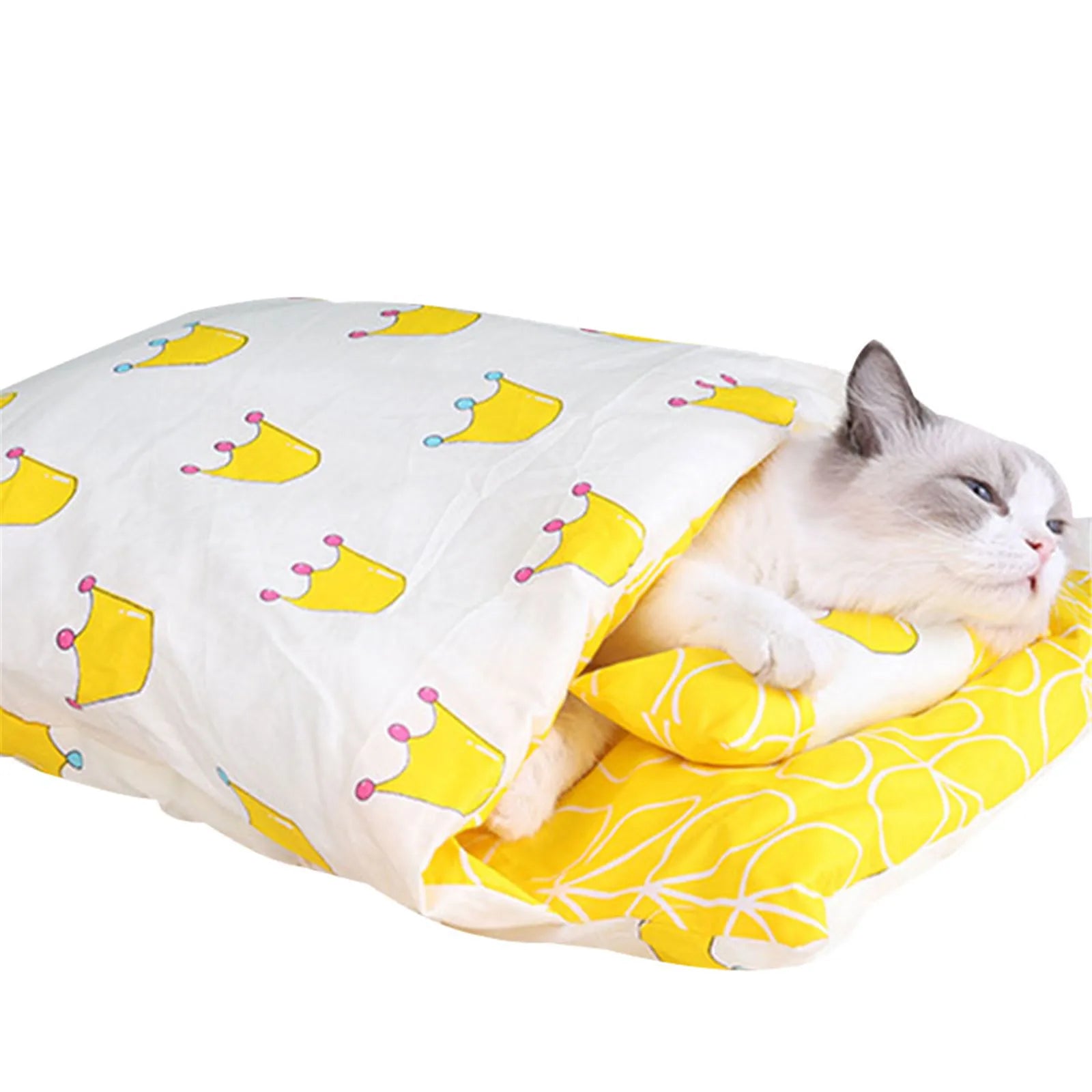 Cat Sleeping Bag Removable. Cat Bed - linilee