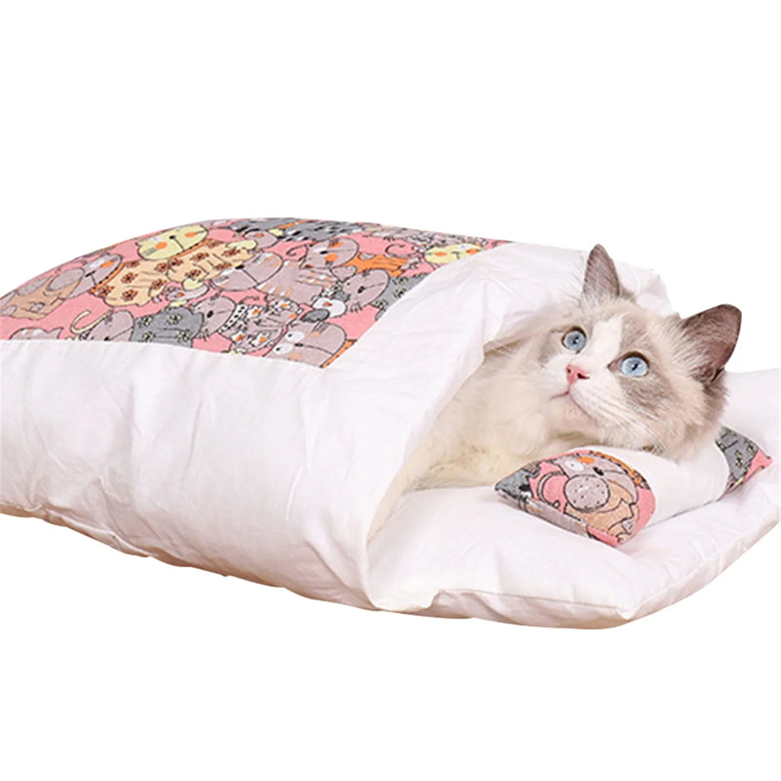 Cat Sleeping Bag Removable. Cat Bed - linilee