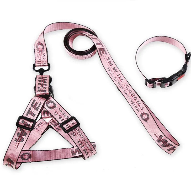 Dog Collar Harness Leash Set. - linilee