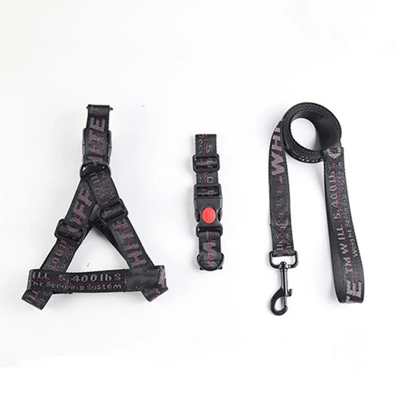 Dog Collar Harness Leash Set. - linilee