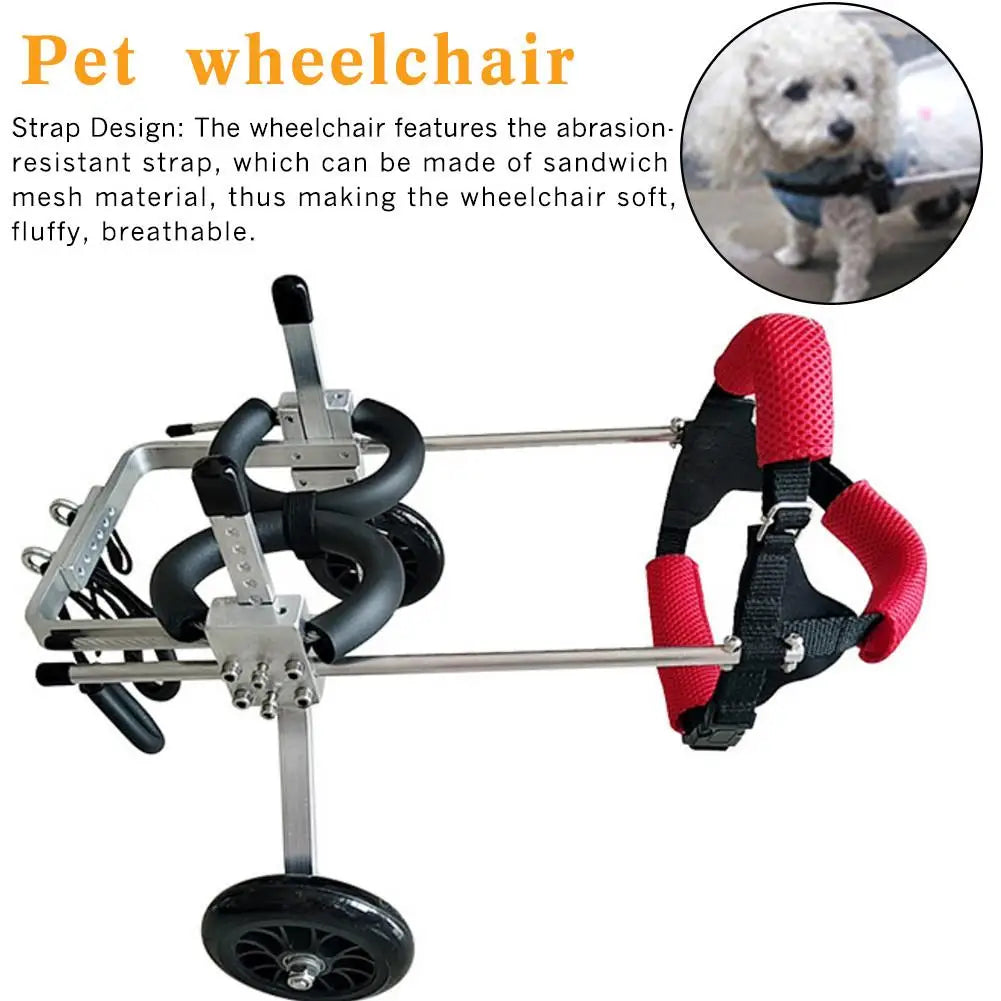 Pet Wheelchair Walk Cart Scooter Pet Dog Wheelchair - linilee