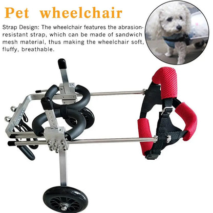 Pet Wheelchair Walk Cart Scooter Pet Dog Wheelchair - linilee