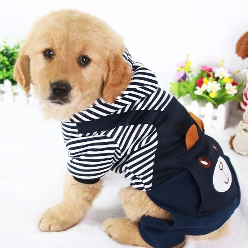 Fashion Striped Pet Dog Clothes. - linilee