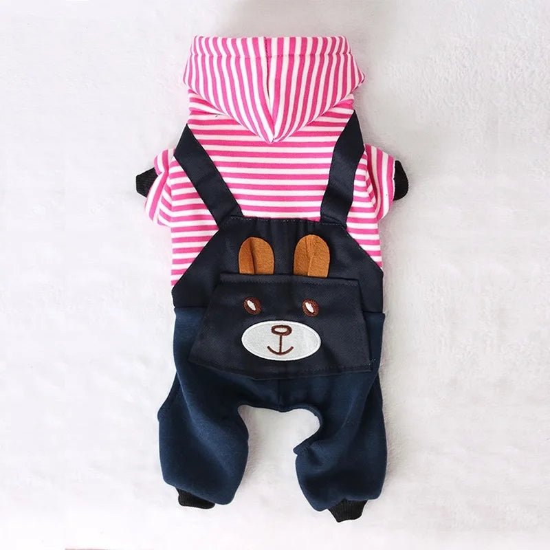 Fashion Striped Pet Dog Clothes. - linilee