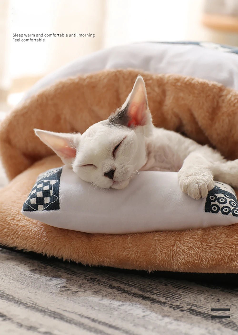 Cat Nest Bed Pet Sleeping. - linilee