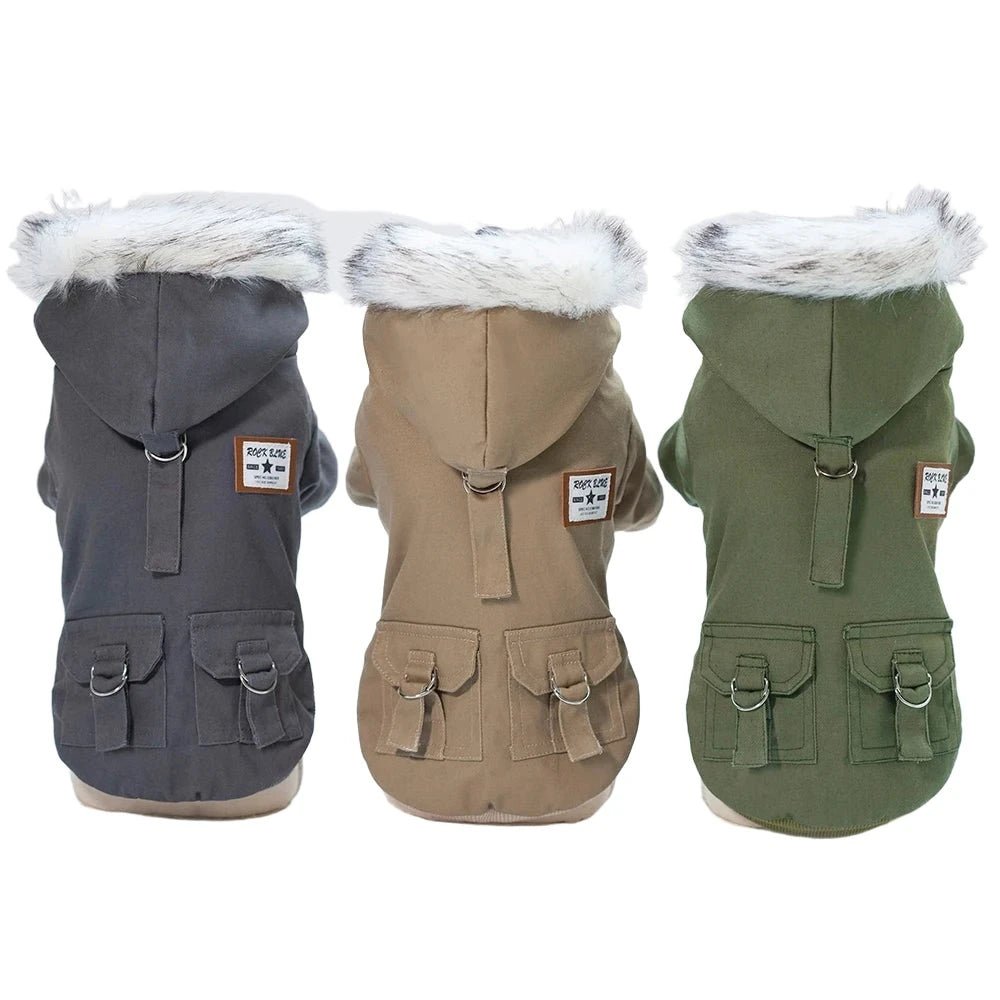 Winter Dog Clothes for Small Dogs Warm Dog Coat Jacket. - linilee