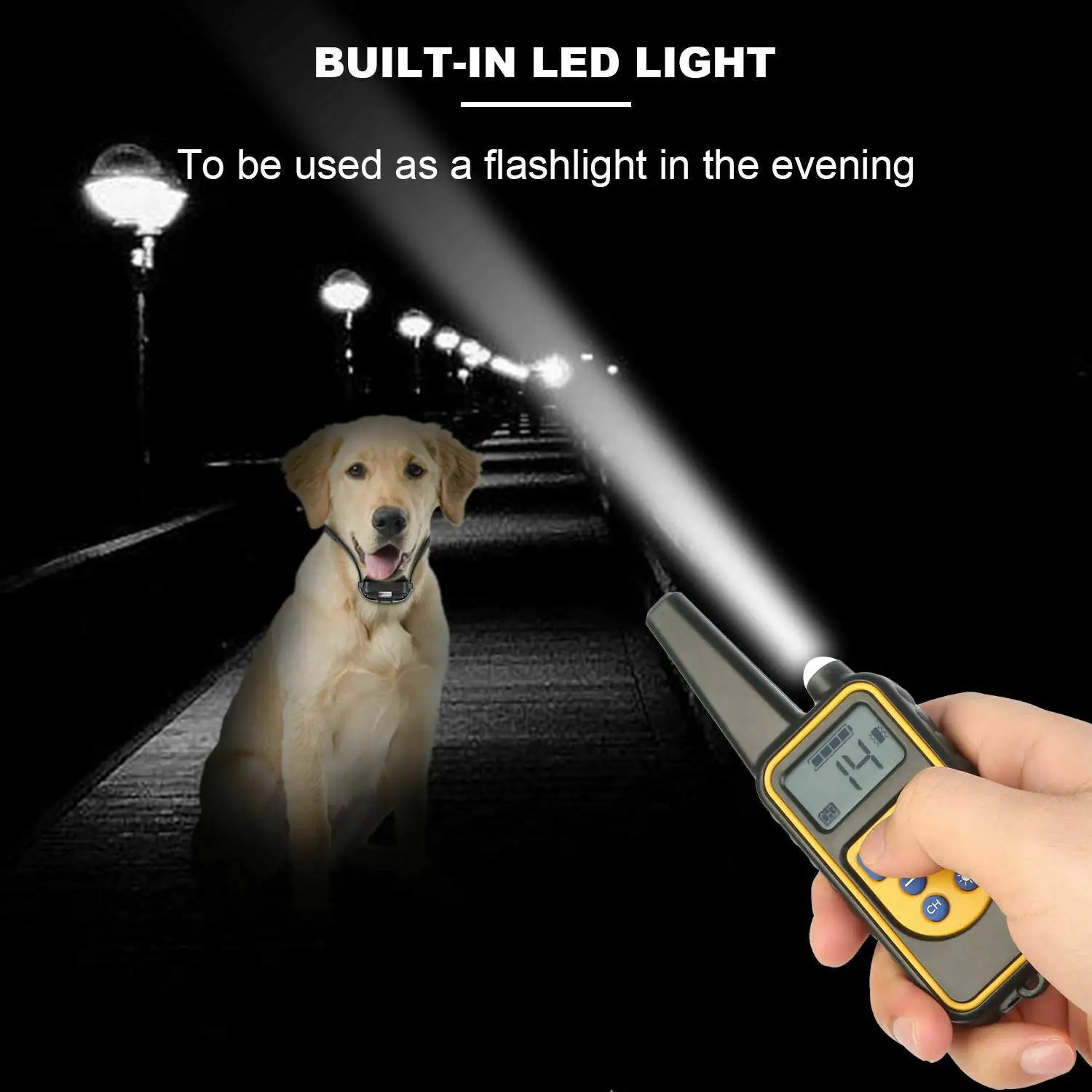 3000 FT Dog Training US Collar Rechargeable Remote Shock PET Waterproof Trainer - linilee