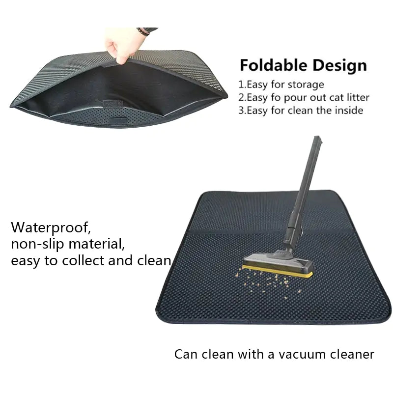 Waterproof and Non-slip Cat Litter Mat - linilee