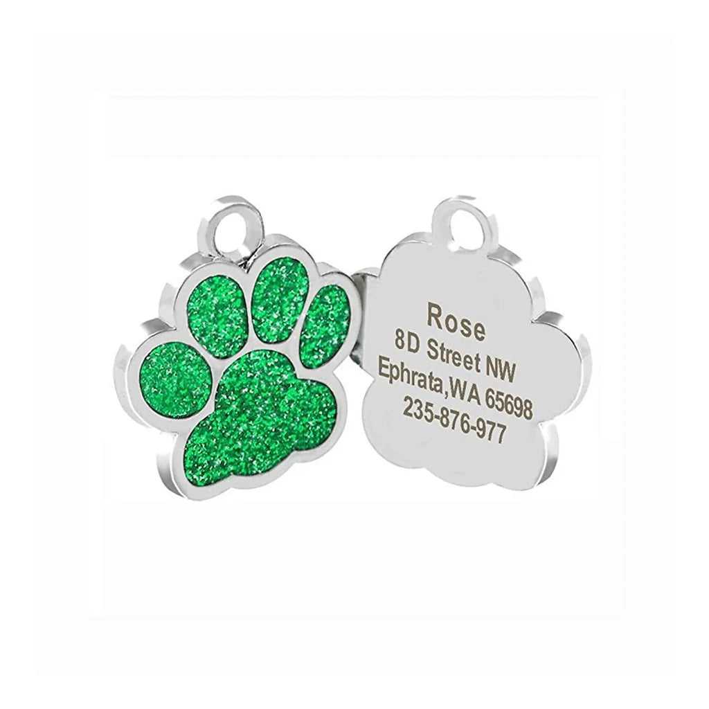 Mini Shine Paw Pet ID Tags - linilee