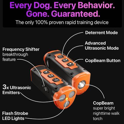 Rechargeable Ultrasonic Dog Training Device - linilee