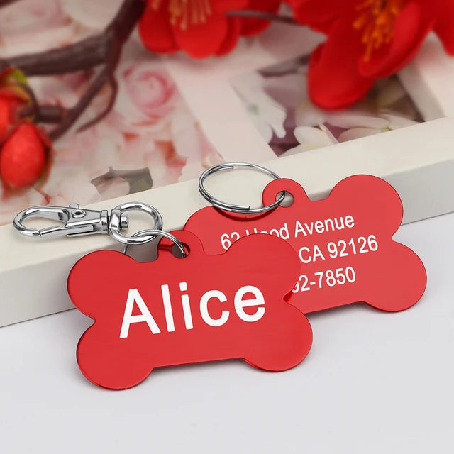 Personalized Dogs Cats ID Tag - linilee