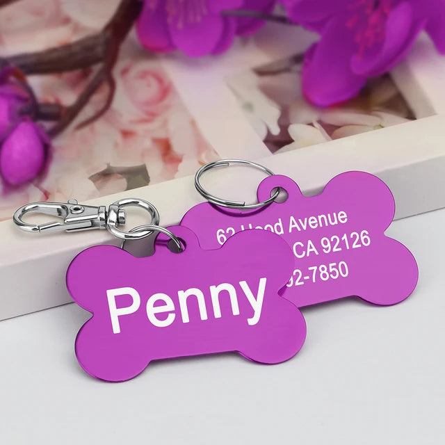 Personalized Dogs Cats ID Tag - linilee