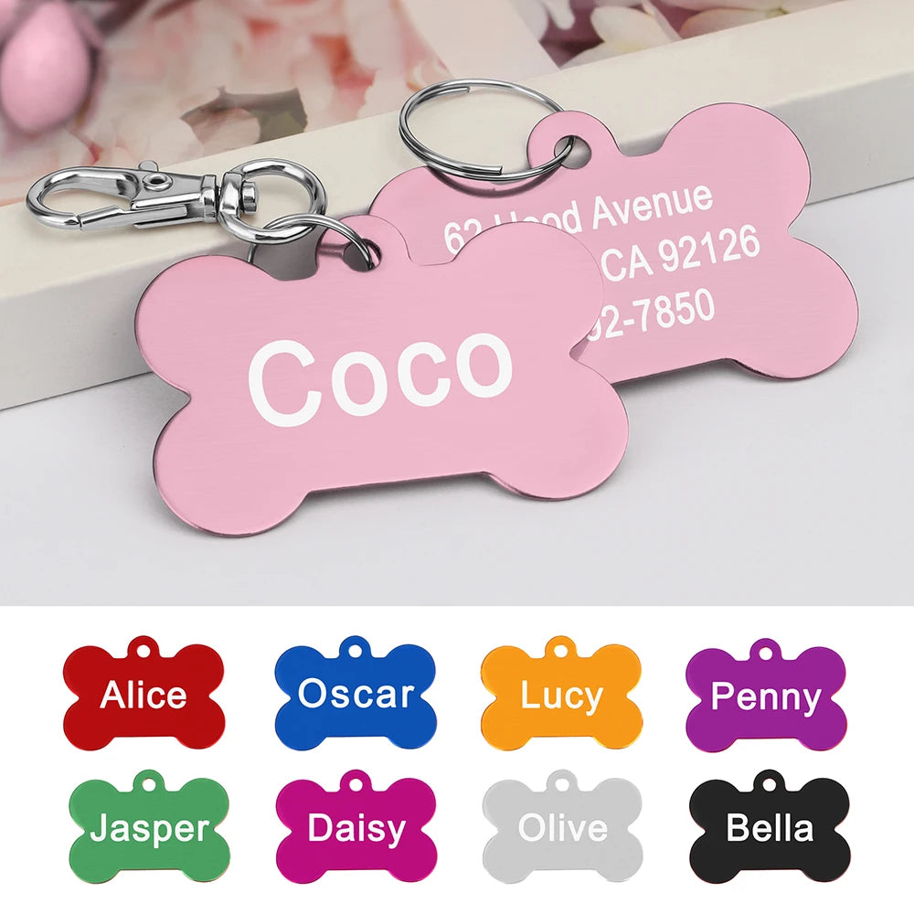 Personalized Dogs Cats ID Tag - linilee