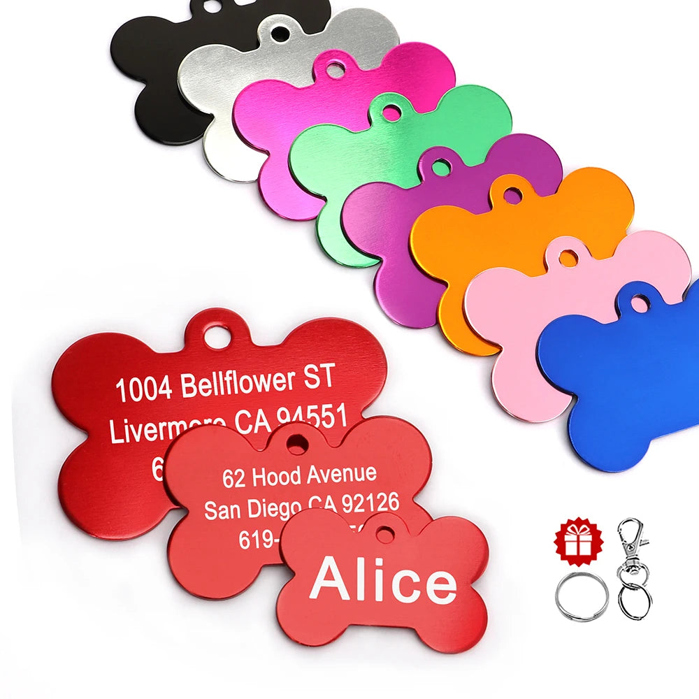 Personalized Dogs Cats ID Tag - linilee