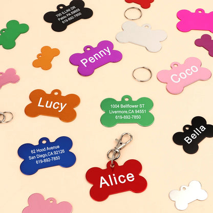 Personalized Dogs Cats ID Tag - linilee