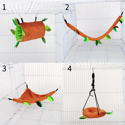 Plush Hammock Hamster Hammock - linilee