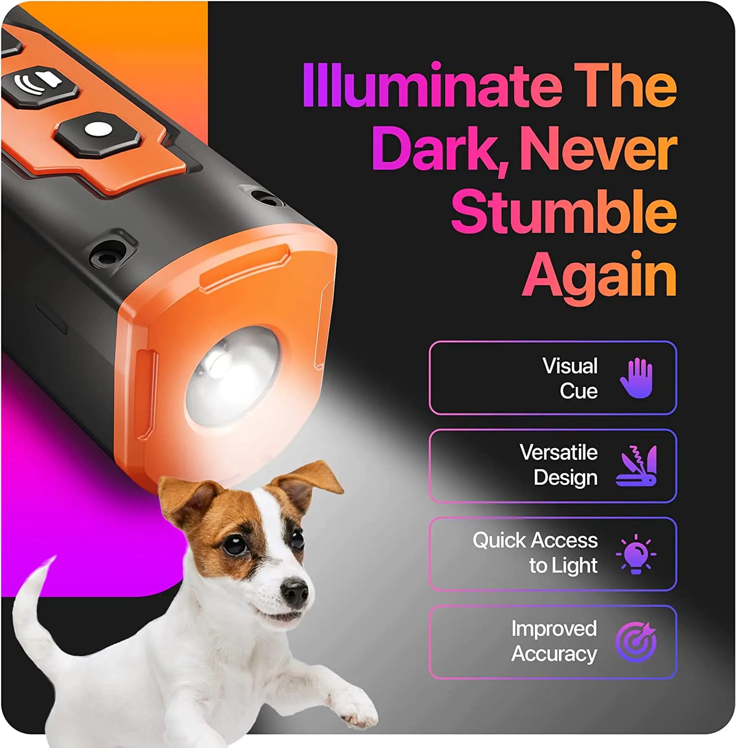 Rechargeable Ultrasonic Dog Training Device - linilee