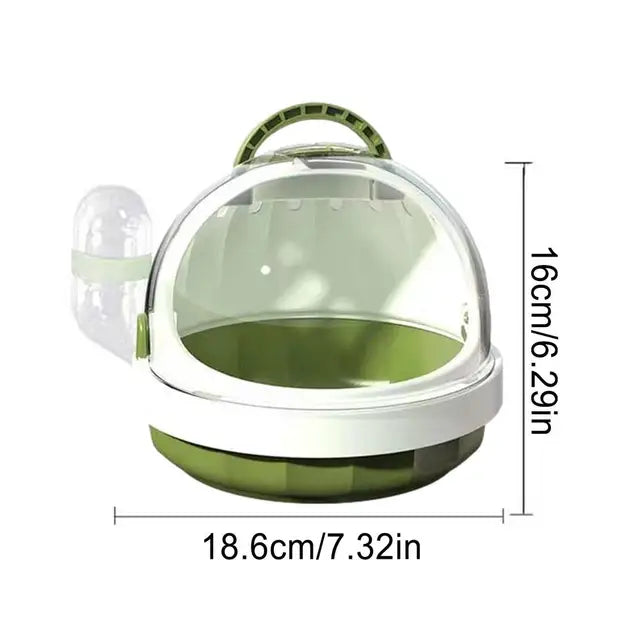 Small Pet Carrier with Water Feeder - linilee