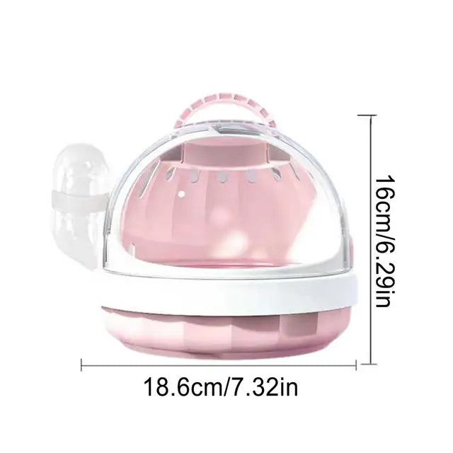 Small Pet Carrier with Water Feeder - linilee