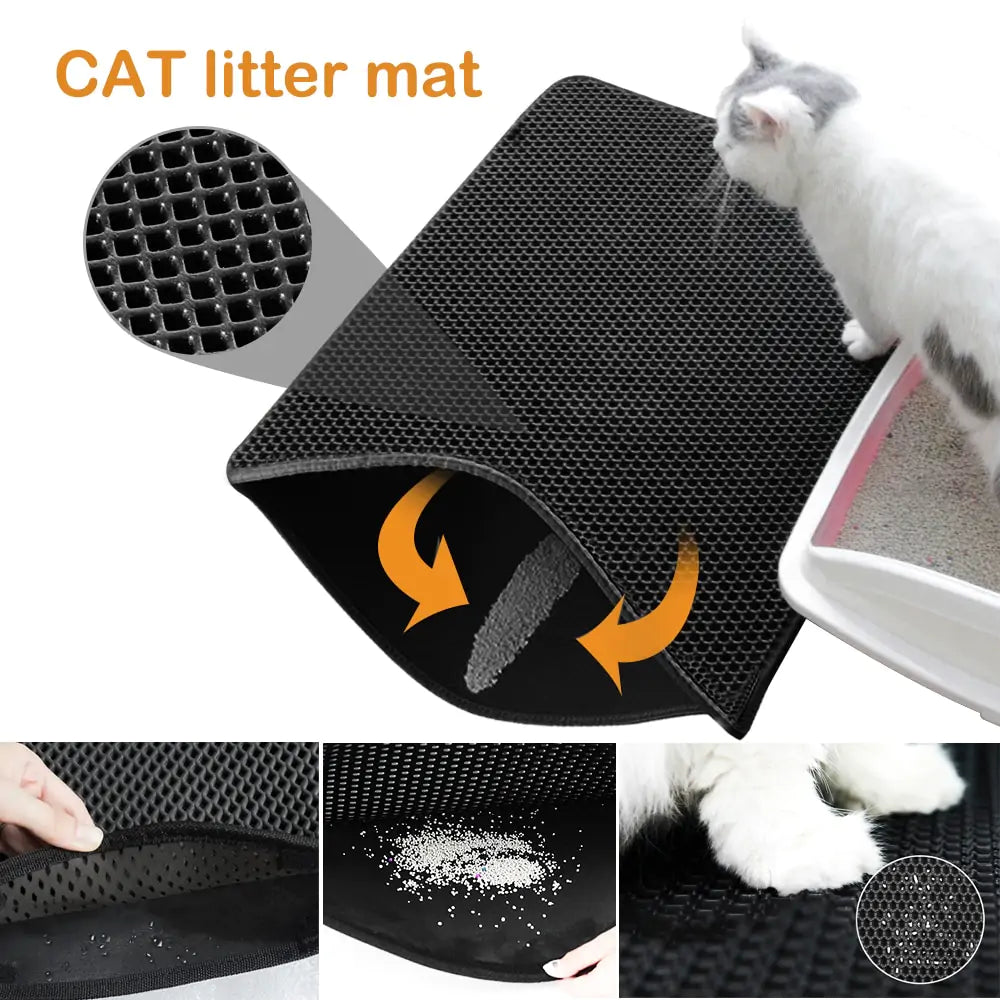 Waterproof and Non-slip Cat Litter Mat - linilee