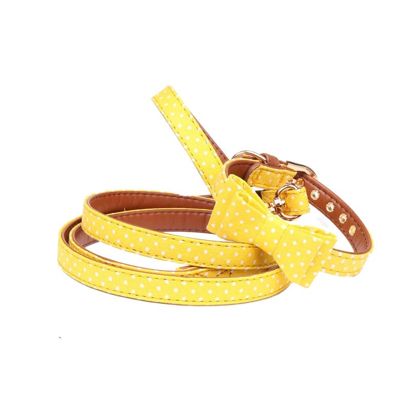 Dog Leash Cute Bow Collar. - linilee